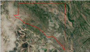 A map of Red Ledges' nature preserve