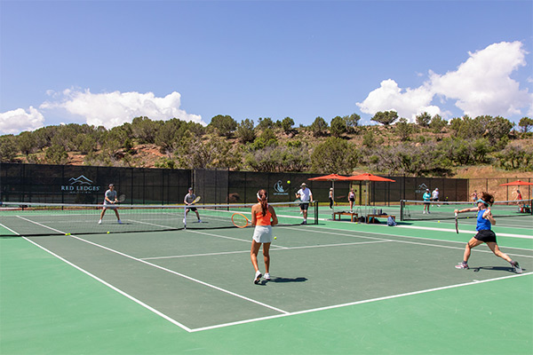 Red Ledges new tennis courts