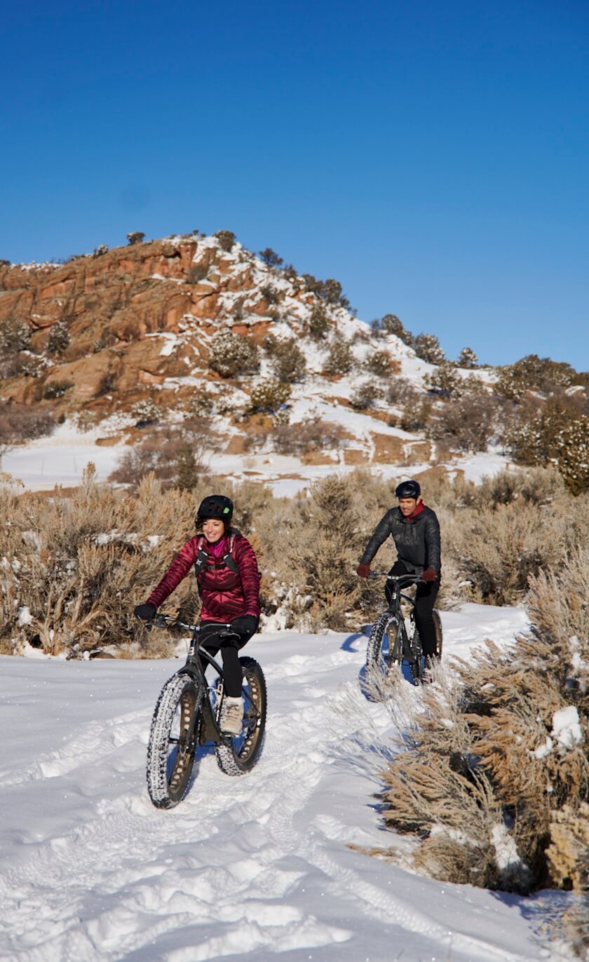 FatBikes riding in the snows