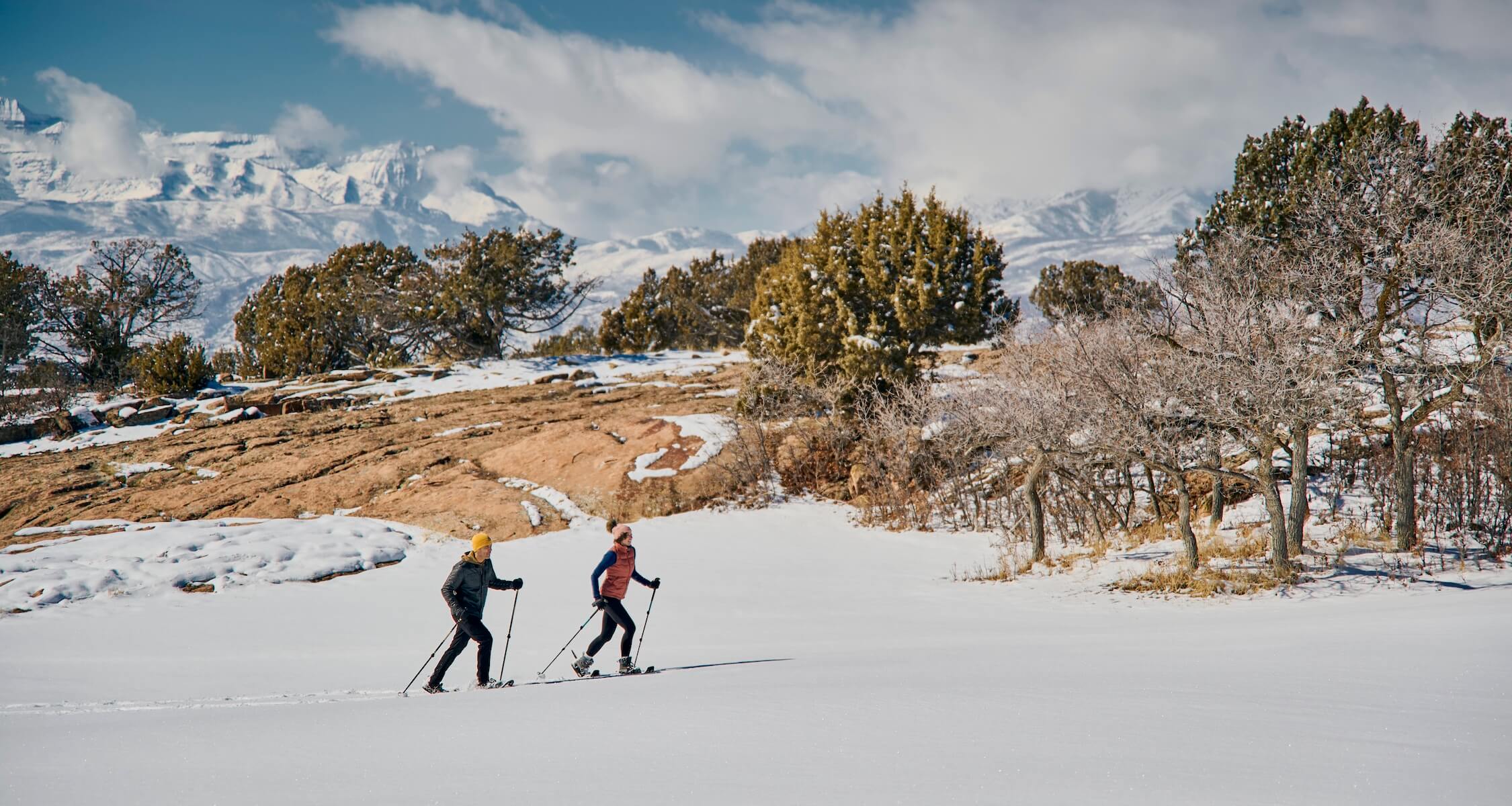 Snowshoeing