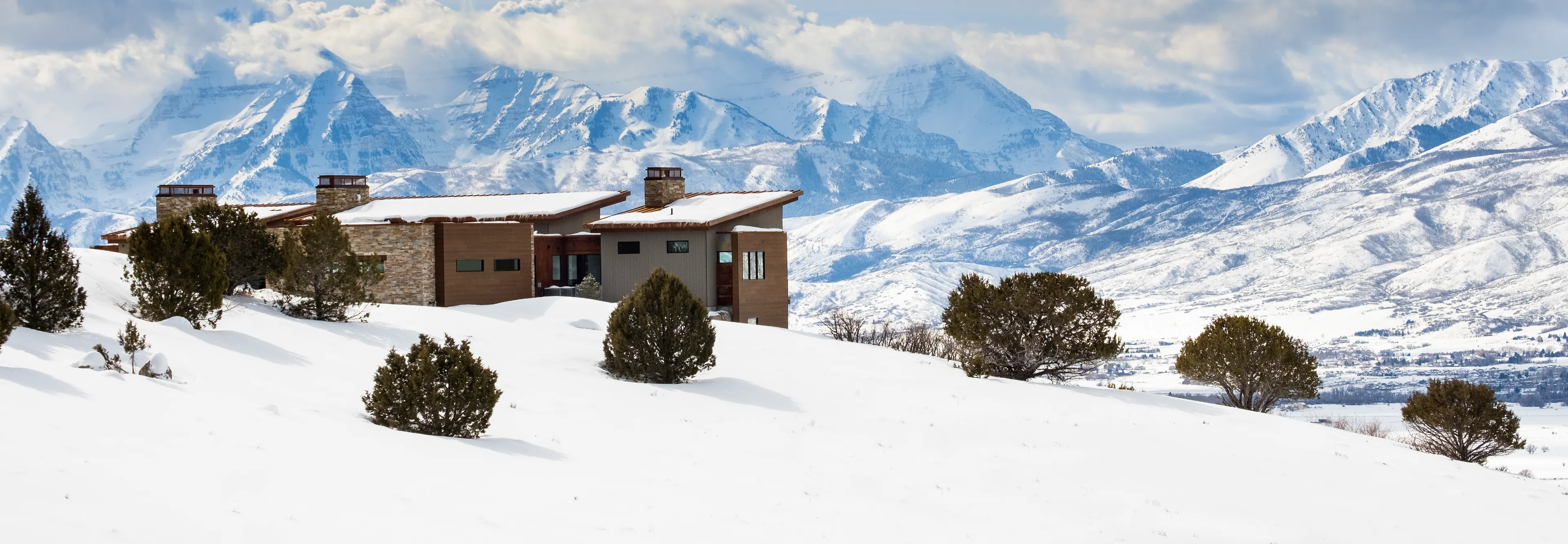Red ledges ski winter hero