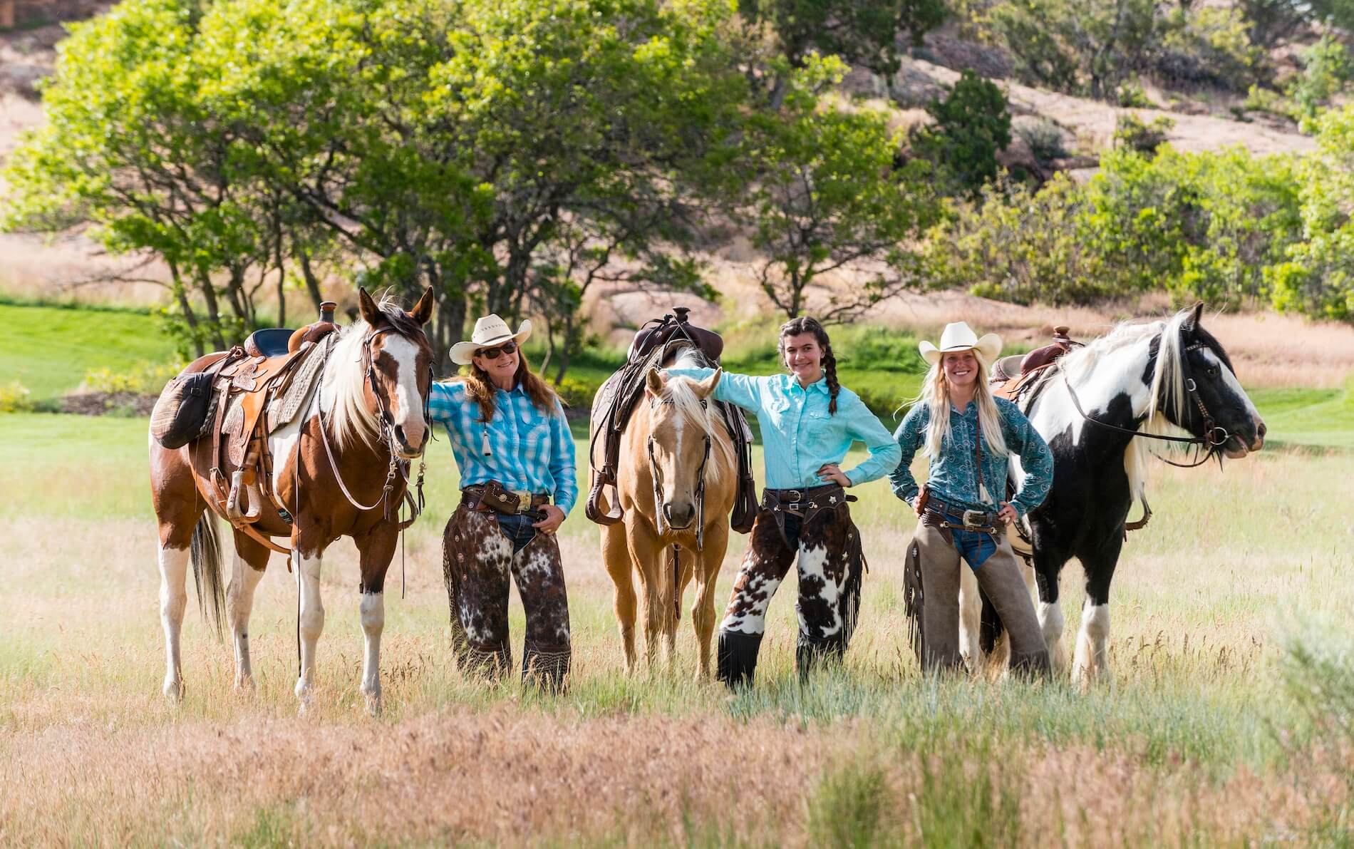 women with horses
