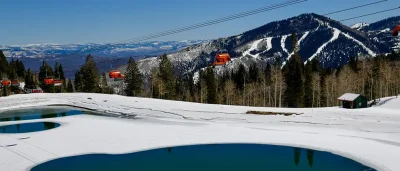 Canyons Skiing in Utah map