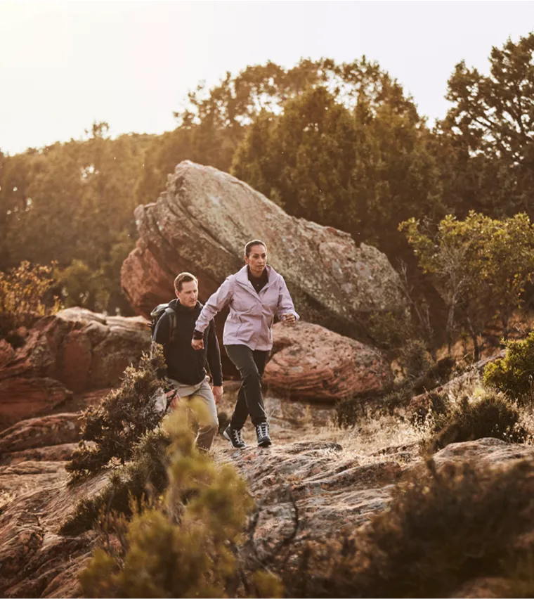 Couple trails on Red Rocks