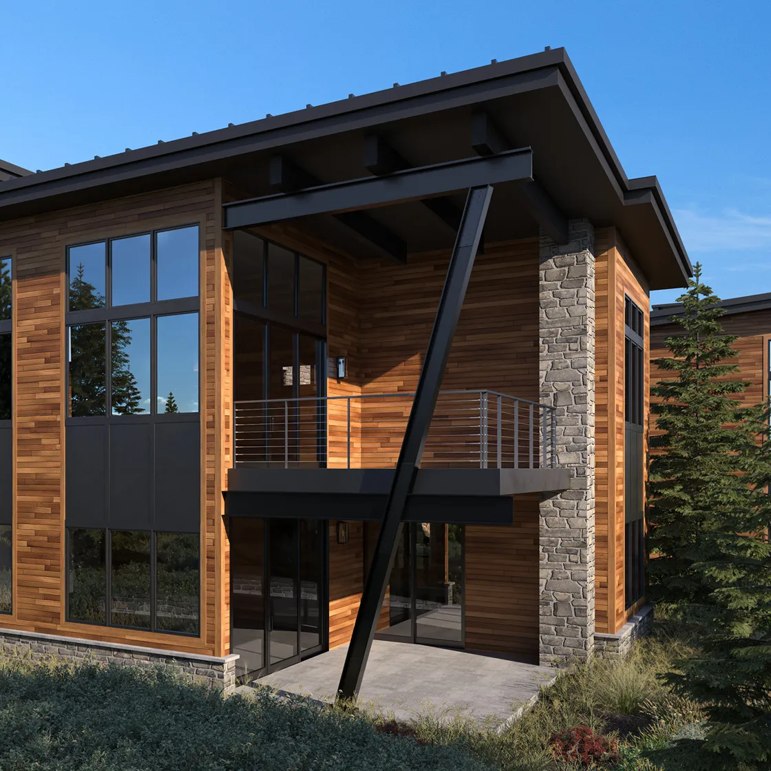 Lock & Leave Residences - Mountainside Cascade Back